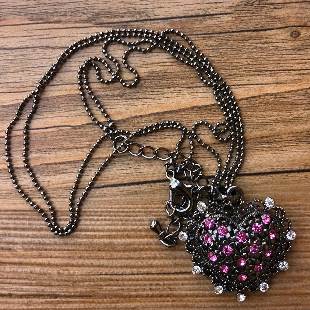 Heart Crystal Necklace